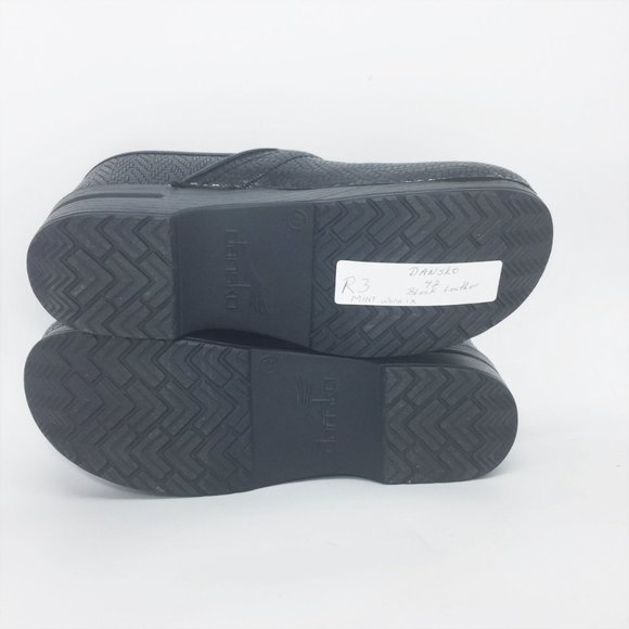 DANSKO 8/42 Clog Black Woven Leather - Picture 7 of 8